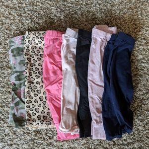 3-6 Month Girl Leggings Lot of 7